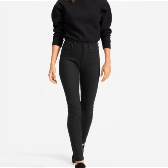 Everlane Denim - Everlane High-Rise Black Skinny Jeans